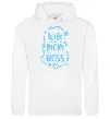 Женская толстовка (худи) Wife mom boss Белый фото