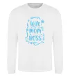 Світшот Wife mom boss Білий фото