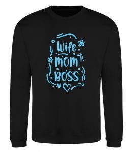 Світшот Wife mom boss