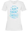 Женская футболка Wife mom boss Белый фото