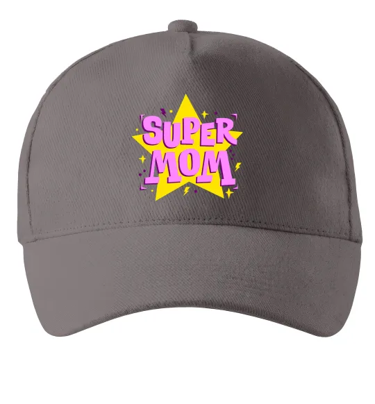 Кепка SUPER MOM Серый фото