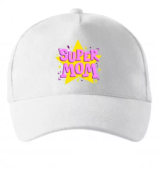 Кепка SUPER MOM Білий фото