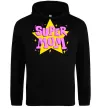 Женская толстовка (худи) SUPER MOM Черный Женская толстовка (худи) SUPER MOM Черный фото