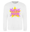 Світшот SUPER MOM Білий Світшот SUPER MOM Білий фото