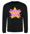 Свитшот SUPER MOM Черный фото