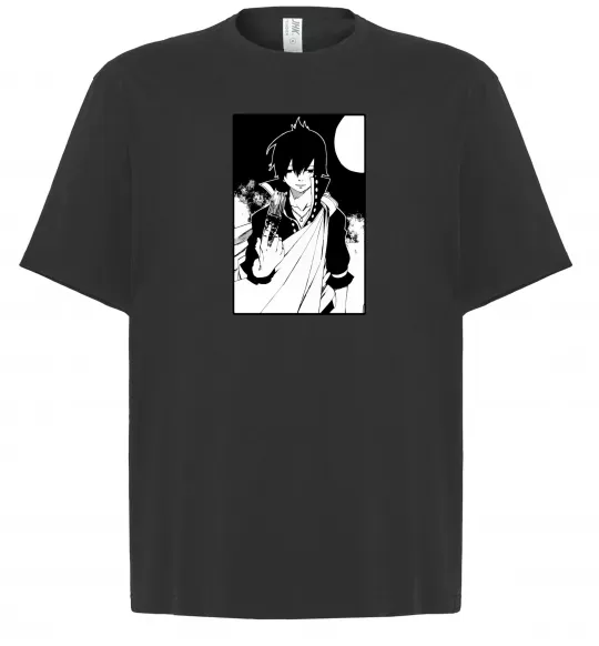 Футболка Оверсайз Fairy Tail zeref Черный фото