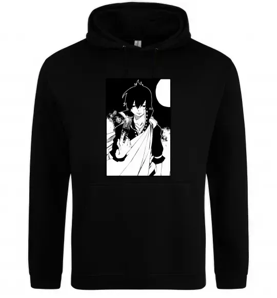 Чоловіча толстовка (худі) Fairy Tail zeref Чорний фото