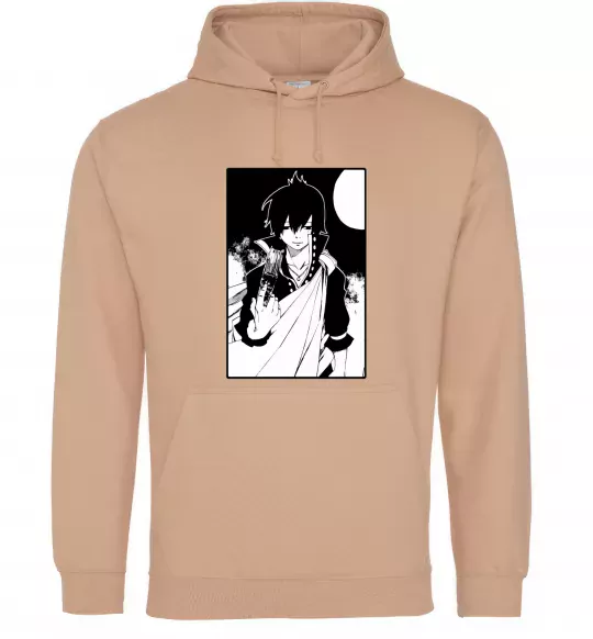 Женская толстовка (худи) Fairy Tail zeref Песочный фото