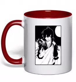 Чашка с цветной ручкой