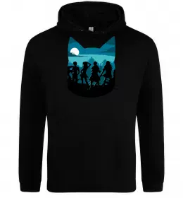 Жіноча толстовка (худі) Fairy Tail shadow Чорний фото