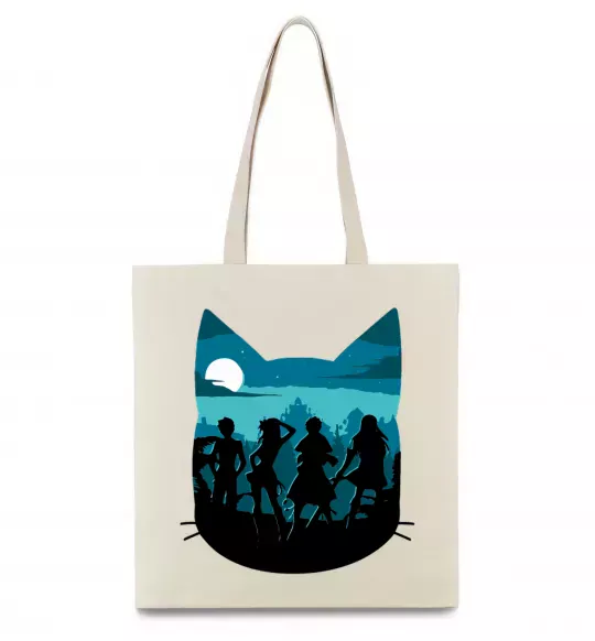 Еко-сумка Fairy Tail shadow Бежевий фото