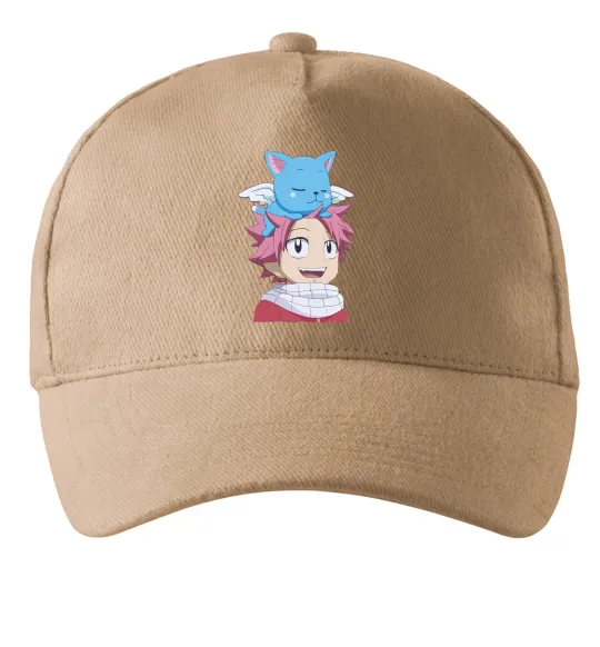 Кепка Fairy Tail Natsu Песочный фото