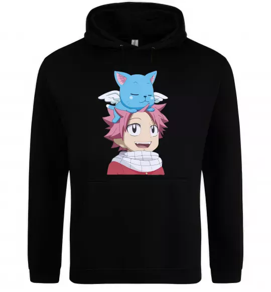 Жіноча толстовка (худі) Fairy Tail Natsu Чорний фото