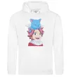 Жіноча толстовка (худі) Fairy Tail Natsu Білий фото