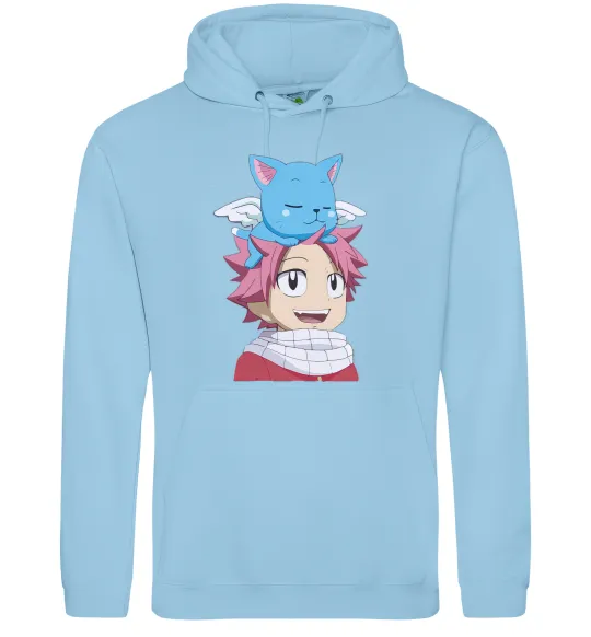 Жіноча толстовка (худі) Fairy Tail Natsu Блакитний фото