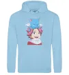Жіноча толстовка (худі) Fairy Tail Natsu Блакитний фото
