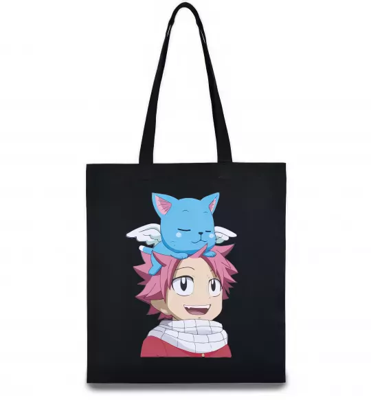Эко-сумка Fairy Tail Natsu Черный фото