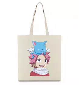 Эко-сумка Fairy Tail Natsu Бежевый фото