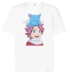 Футболка Оверсайз Fairy Tail Natsu Білий фото