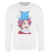 Світшот Fairy Tail Natsu Білий фото