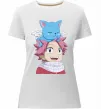 Женская премиум футболка Fairy Tail Natsu Белый фото