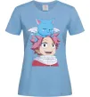 Жіноча футболка Fairy Tail Natsu Блакитний Жіноча футболка Fairy Tail Natsu Блакитний фото