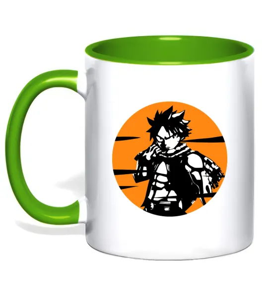 Чашка с цветной ручкой Fairy Tail Nastu в кружке Лаймовый фото