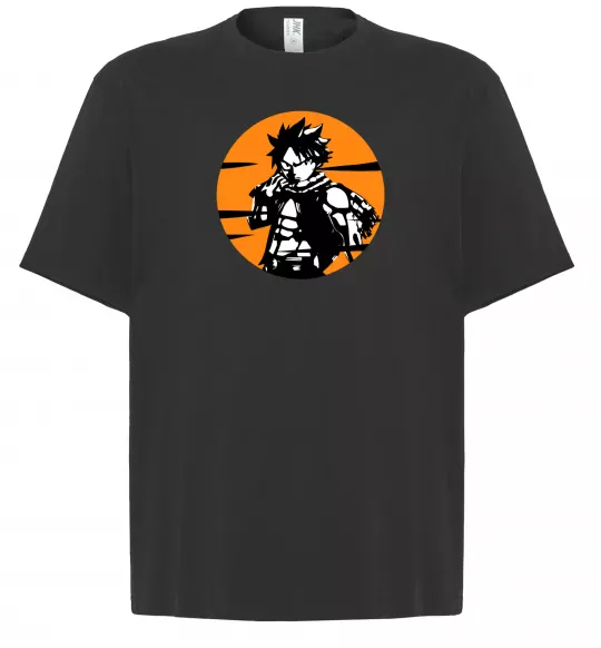 Футболка Оверсайз Fairy Tail Nastu в кружке Черный фото