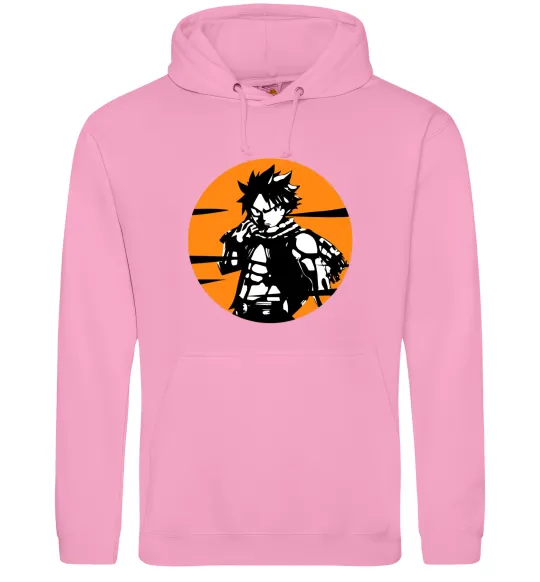 Мужская толстовка (худи) Fairy Tail Nastu в кружке Розовый фото