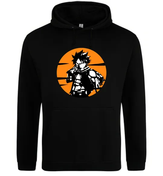 Жіноча толстовка (худі) Fairy Tail Nastu в кружке Чорний фото