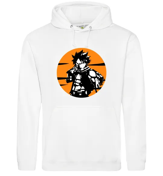 Жіноча толстовка (худі) Fairy Tail Nastu в кружке Білий фото