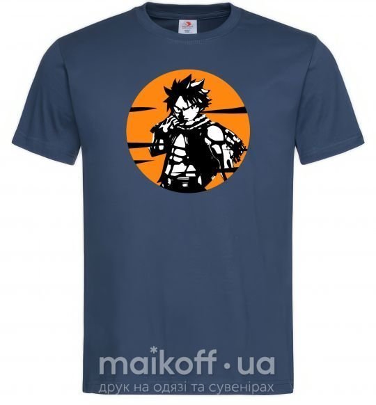 Мужская футболка Fairy Tail Nastu в кружке Темно-синий фото