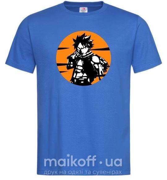 Мужская футболка Fairy Tail Nastu в кружке Ярко-синий фото