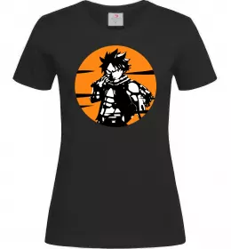 Женская футболка Fairy Tail Nastu в кружке Черный фото