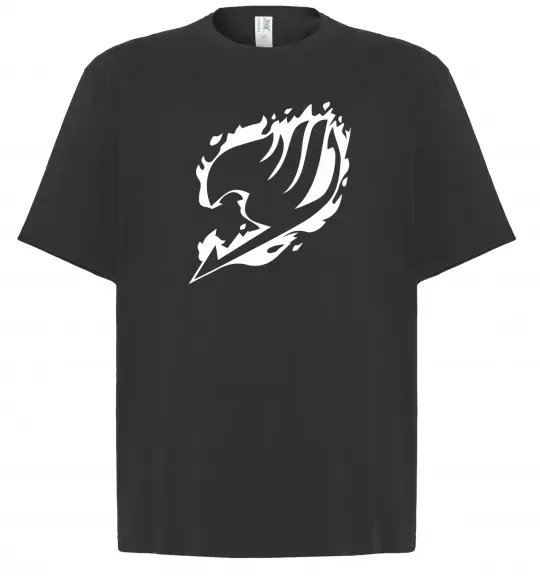 Футболка Оверсайз Fairy Tail logo Черный фото