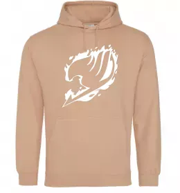 Жіноча толстовка (худі) Fairy Tail logo Пісочний фото