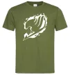 Мужская футболка Fairy Tail logo Оливковый Мужская футболка Fairy Tail logo Оливковый фото