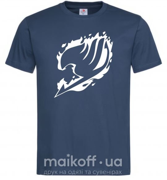 Мужская футболка Fairy Tail logo Темно-синий фото
