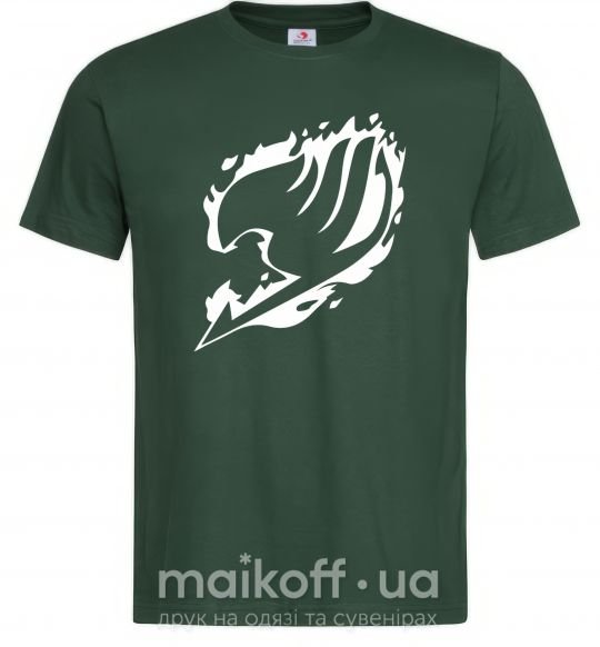 Мужская футболка Fairy Tail logo Темно-зеленый фото