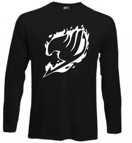 Лонгслив Fairy Tail logo Черный фото