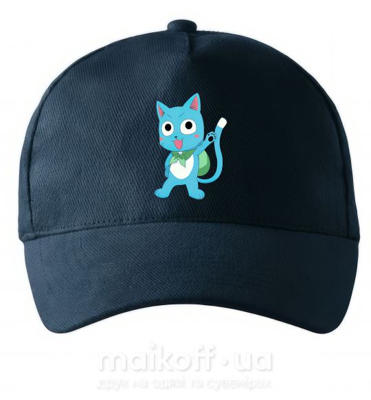 Кепка Fairy Tail cat Темно-синій фото