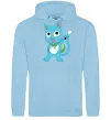 Жіноча толстовка (худі) Fairy Tail cat Блакитний фото