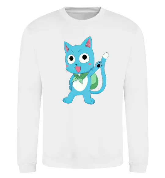 Свитшот Fairy Tail cat Белый фото