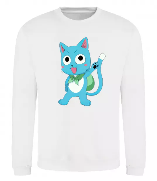 Свитшот Fairy Tail cat Белый фото