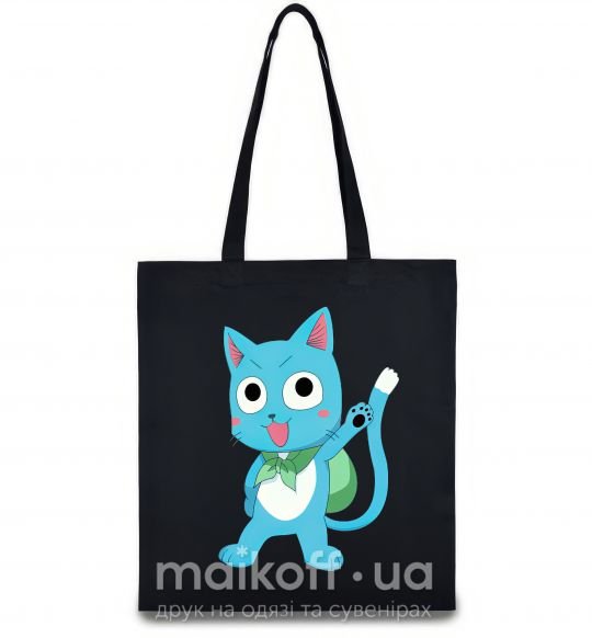 Эко-сумка Fairy Tail cat Черный фото