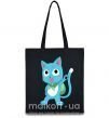 Еко-сумка Fairy Tail cat Чорний фото