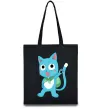 Эко-сумка Fairy Tail cat Черный Эко-сумка Fairy Tail cat Черный фото