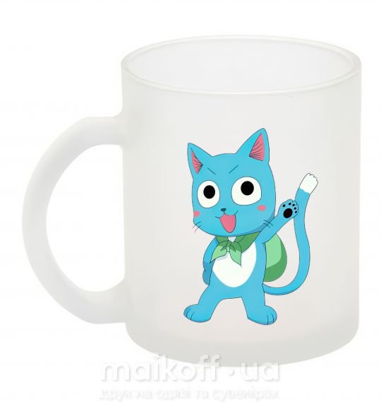 Чашка стеклянная Fairy Tail cat Фроузен фото