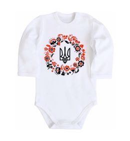 Дитячий бодік Вінок з тризубом