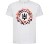 Дитяча футболка Вінок з тризубом Білий фото
